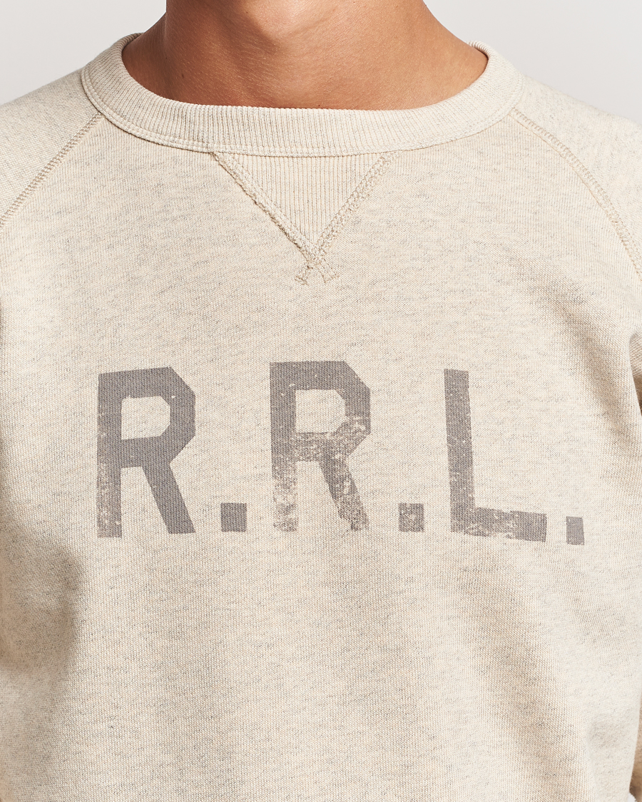 Uomini | Maglieria | RRL | Raglan Sleeve Sweatshirt Oatmeal Heather