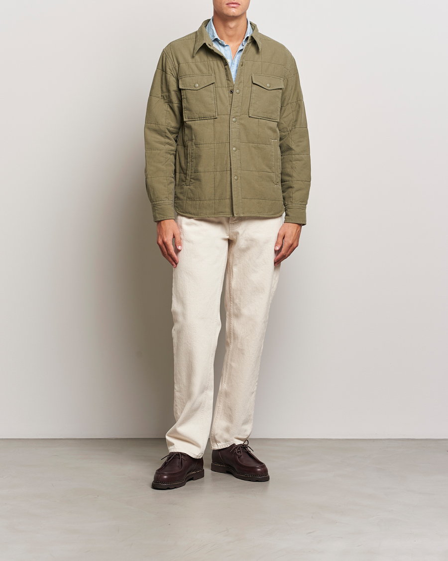Uomini | Giacche | RRL | Mountain Shirt Jacket Olive Drab