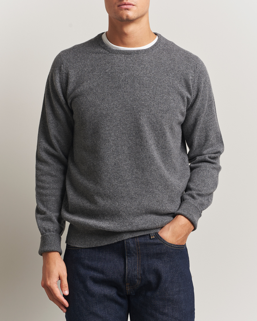 Uomini | Maglieria | William Lockie | Rob Lambswool Crewneck Cliff