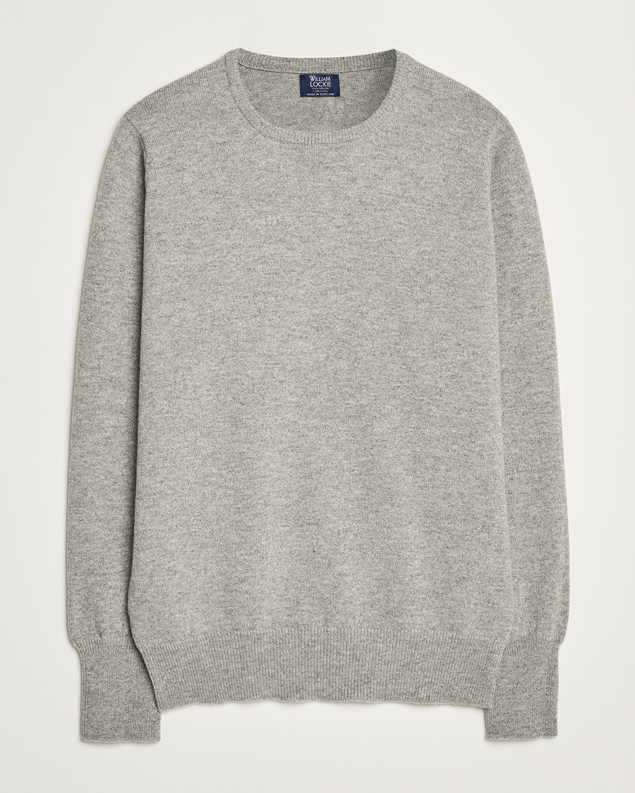 Uomini | Maglieria | William Lockie | Rob Lambswool Crewneck Flannel