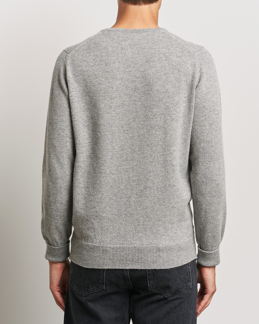 Uomini | Maglieria | William Lockie | Rob Lambswool Crewneck Flannel