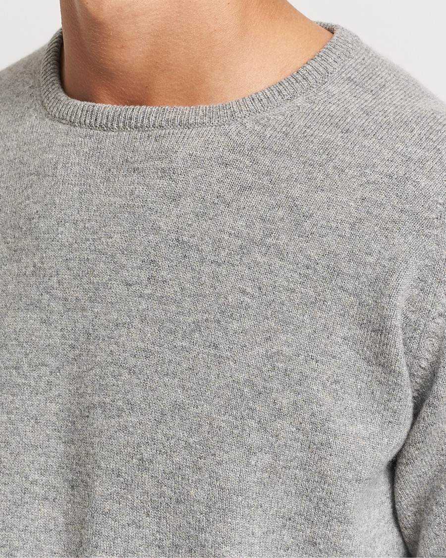 Uomini | Maglieria | William Lockie | Rob Lambswool Crewneck Flannel
