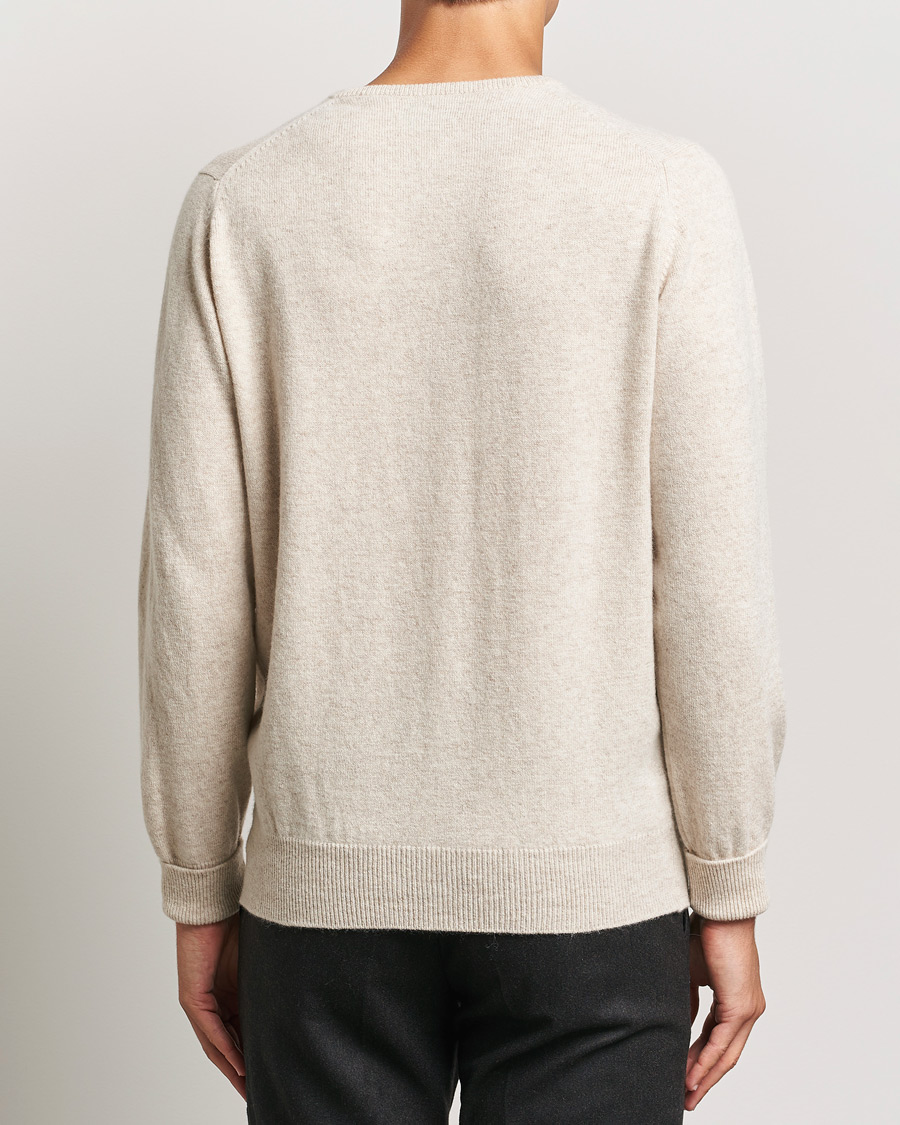 Uomini | Maglieria | William Lockie | Rob Lambswool Crewneck Linen