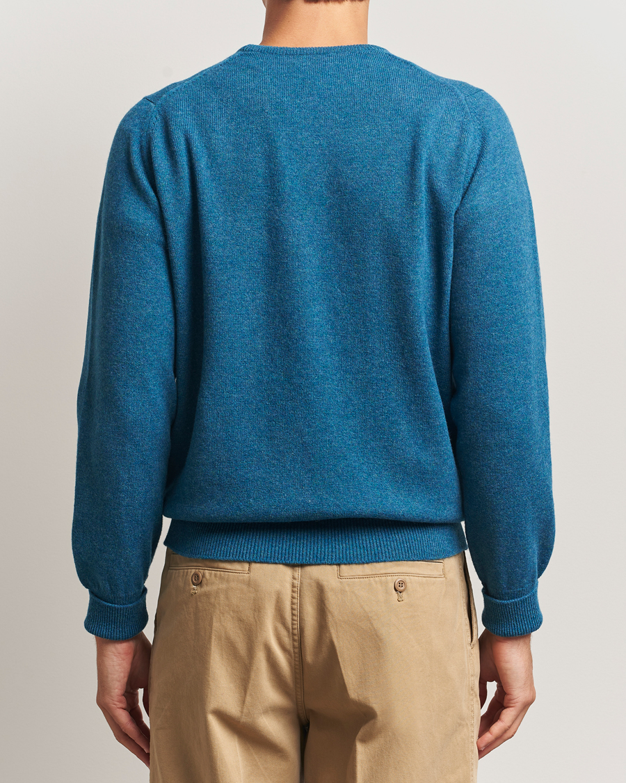 Uomini | Maglieria | William Lockie | Rob Lambswool Crewneck Mallard