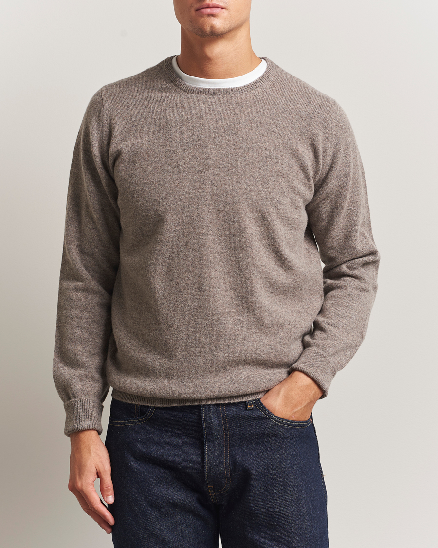 Uomini | Maglieria | William Lockie | Rob Lambswool Crewneck Vole