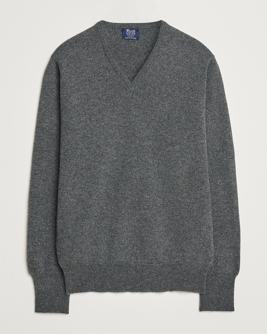 Uomini | Maglieria | William Lockie | Rob Lambswool V-Neck Cliff