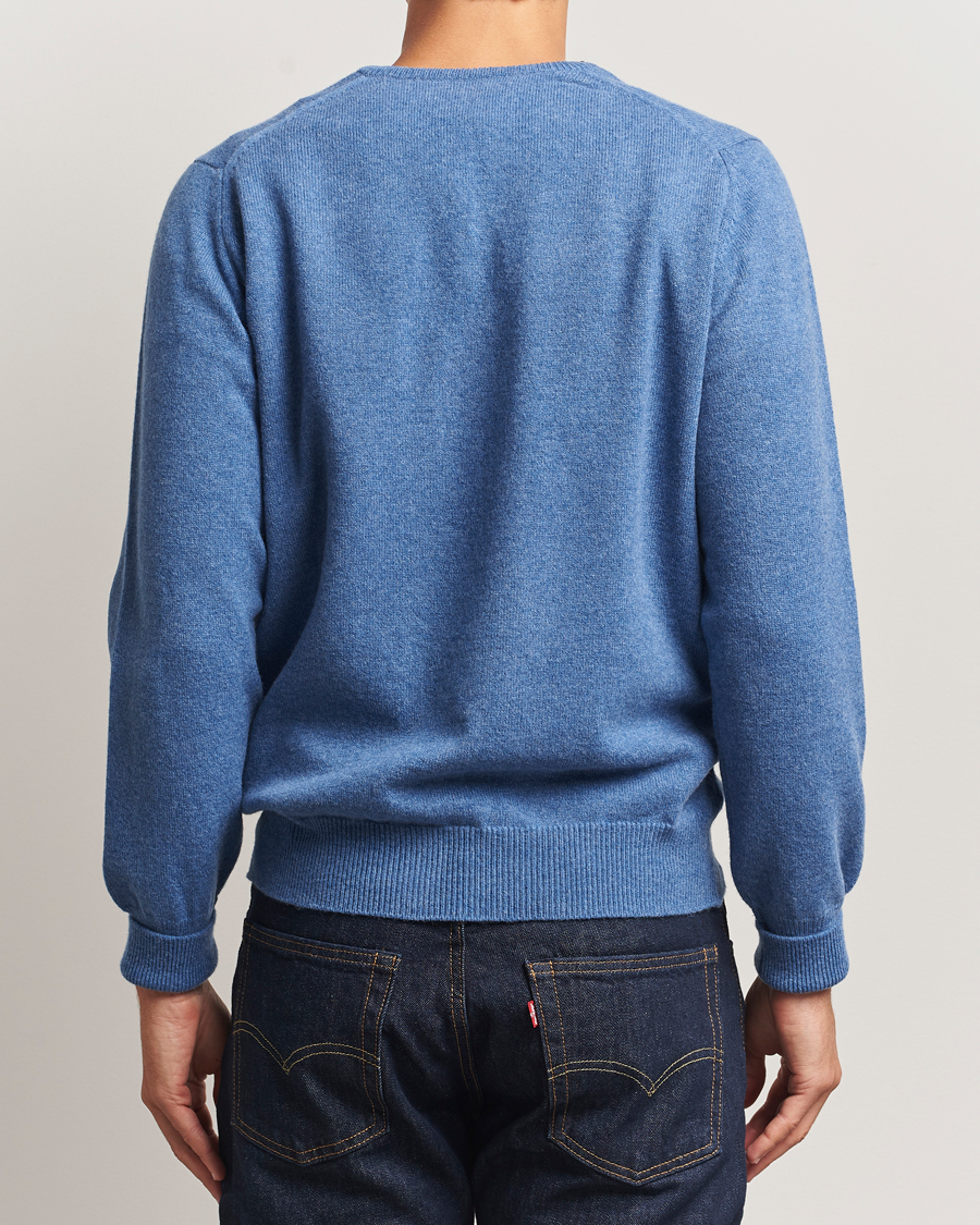 Uomini | Maglieria | William Lockie | Rob Lambswool V-Neck Clyde