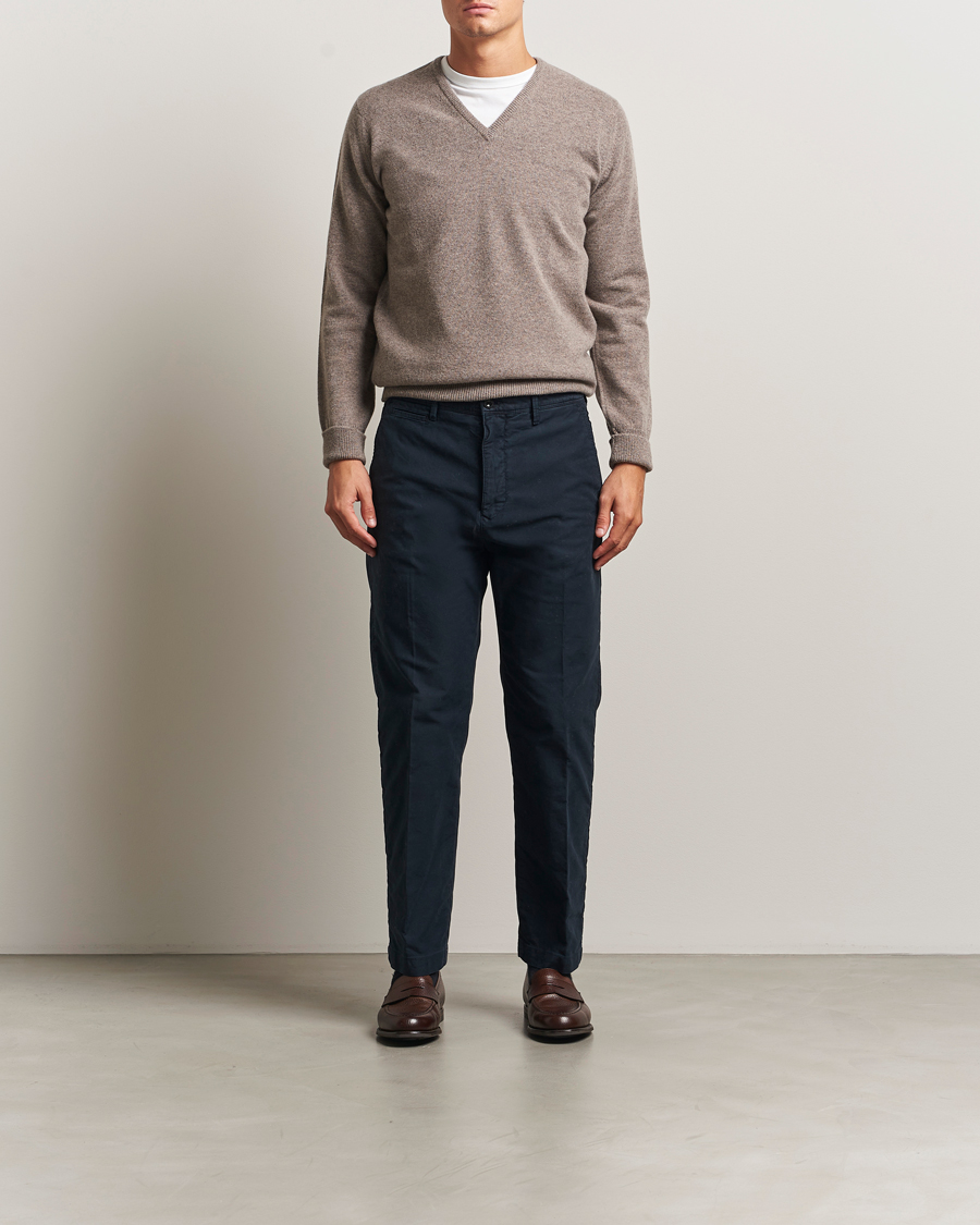 Uomini | Maglieria | William Lockie | Rob Lambswool V-Neck Vole