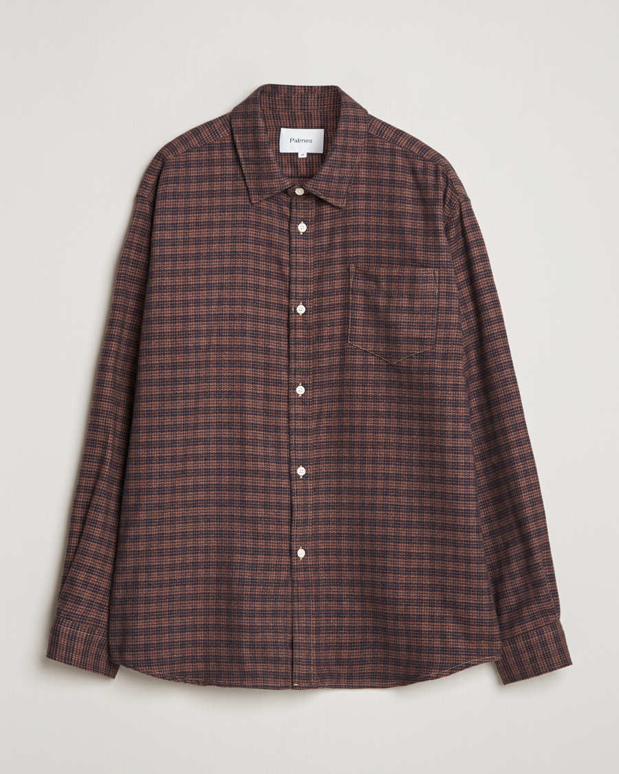 Uomini | Camicie | Palmes | Joseph Flannel Shirt Navy
