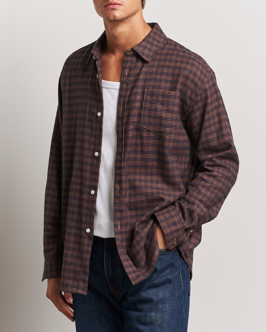 Uomini | Camicie | Palmes | Joseph Flannel Shirt Navy