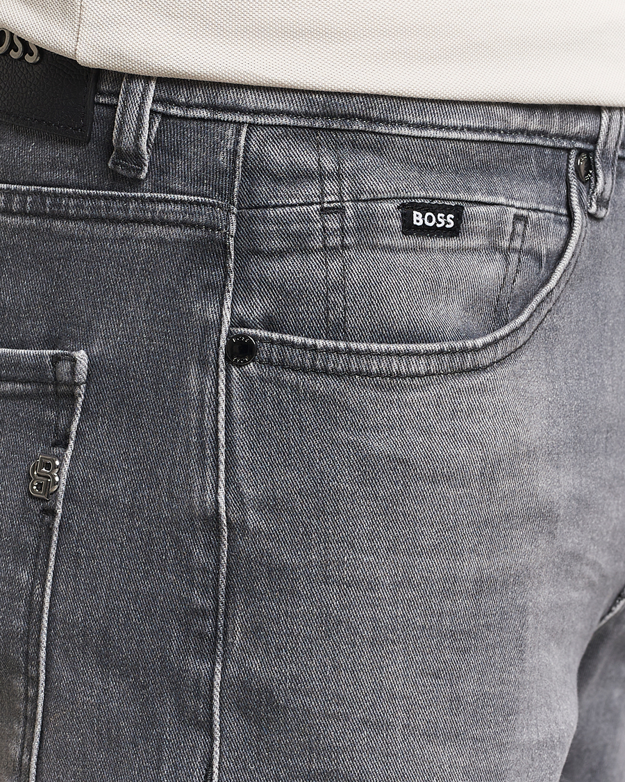 Uomini | Pantaloni | BOSS BLACK | Delaware Jeans Medium Grey