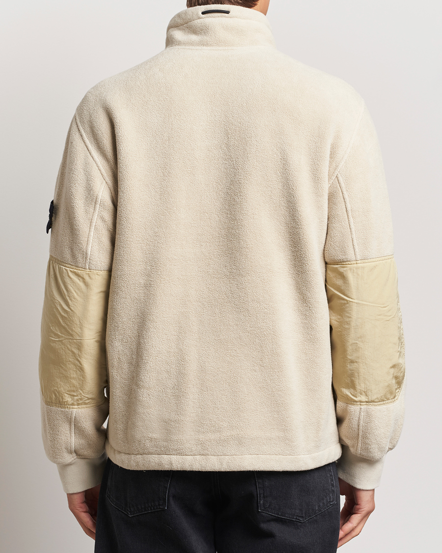 Uomini | Giacche | Stone Island | Nylon Cotton Fleece Jacket Plaster