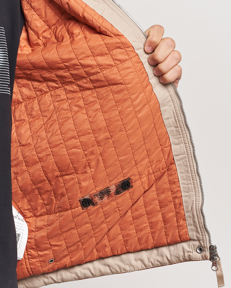Uomini | Giacche | Stone Island | David Light TC Garment Dyed Camo Jacket Orange