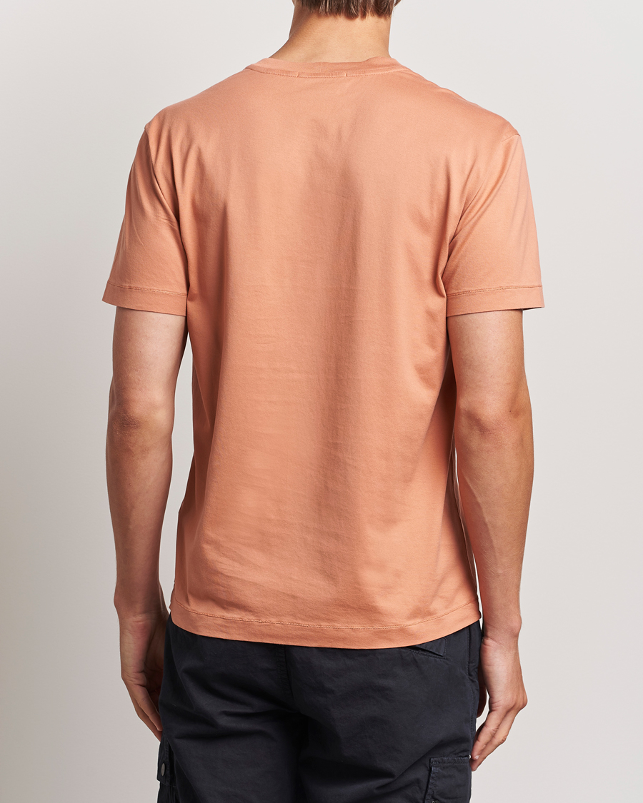 Uomini | T-shirt | Stone Island | Garment Dyed Jersey T-Shirt Orange