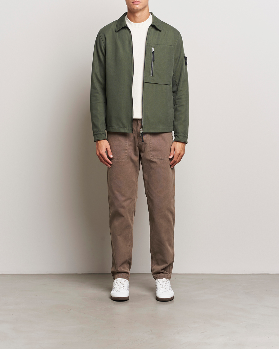 Uomini | Pantaloni | Stone Island | Panama Cotton Pants Walnut