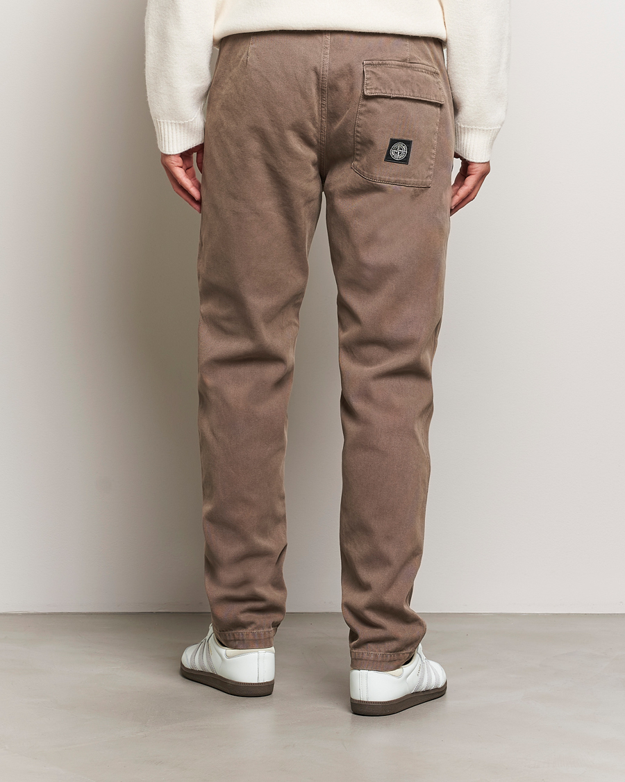 Uomini | Pantaloni | Stone Island | Panama Cotton Pants Walnut
