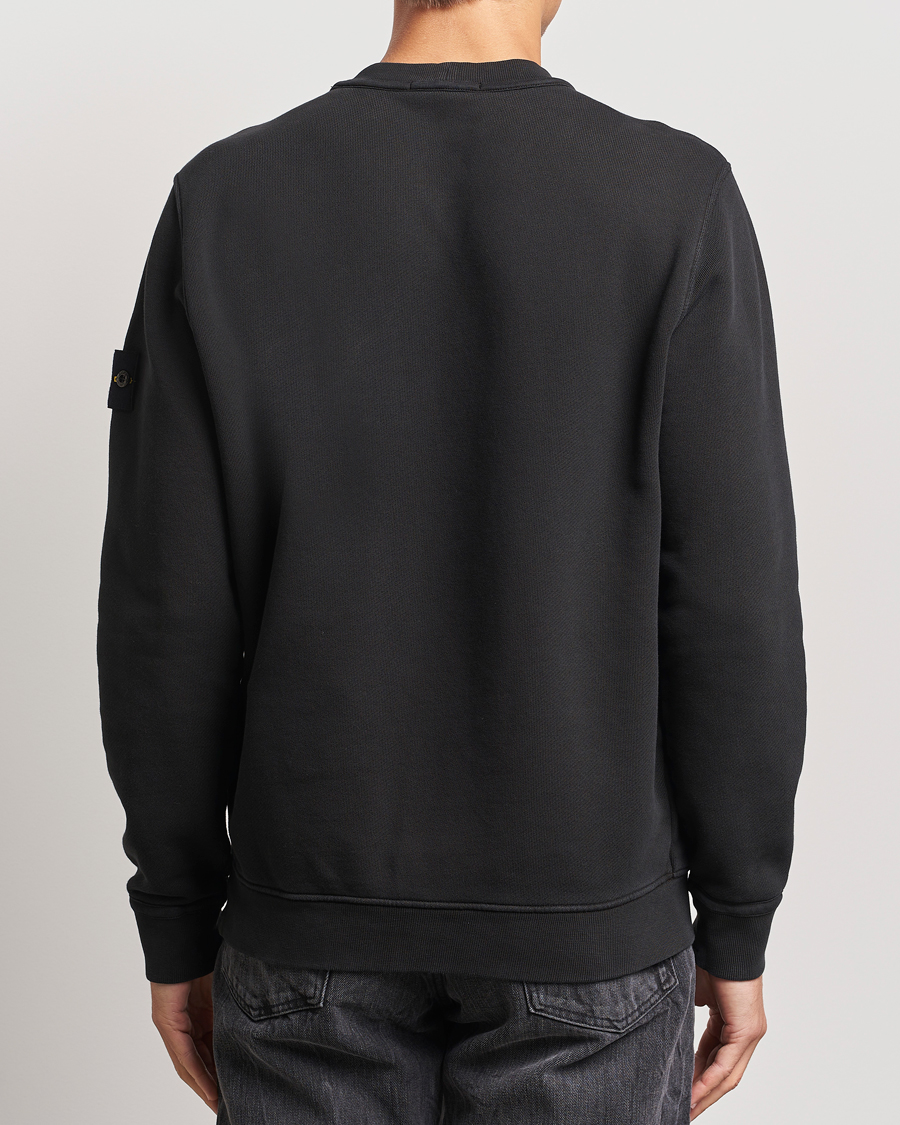 Uomini | Maglieria | Stone Island | Old Dyed Cotton Sweatshirt Black