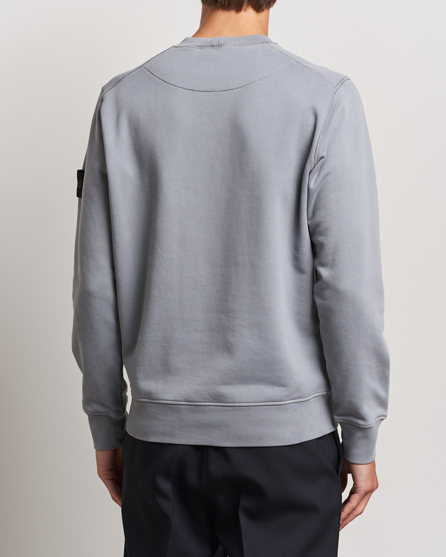 Uomini | Maglieria | Stone Island | Garment Dyed Fleece Sweatshirt Grey Green