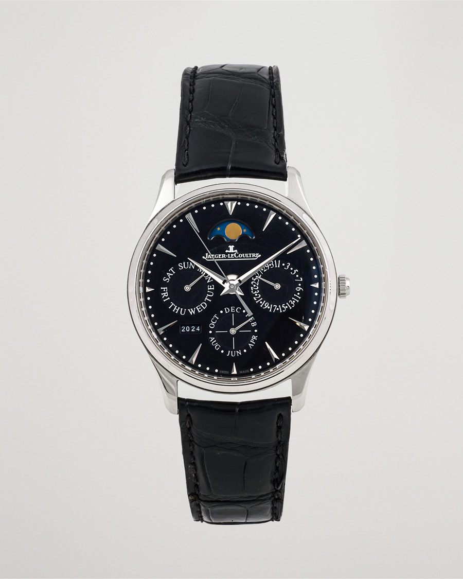 Uomini | Jaeger-LeCoultre Pre-Owned Master Ultra Thin Perpetual Silver | Jaeger-LeCoultre Pre-Owned | Master Ultra Thin Perpetual Silver