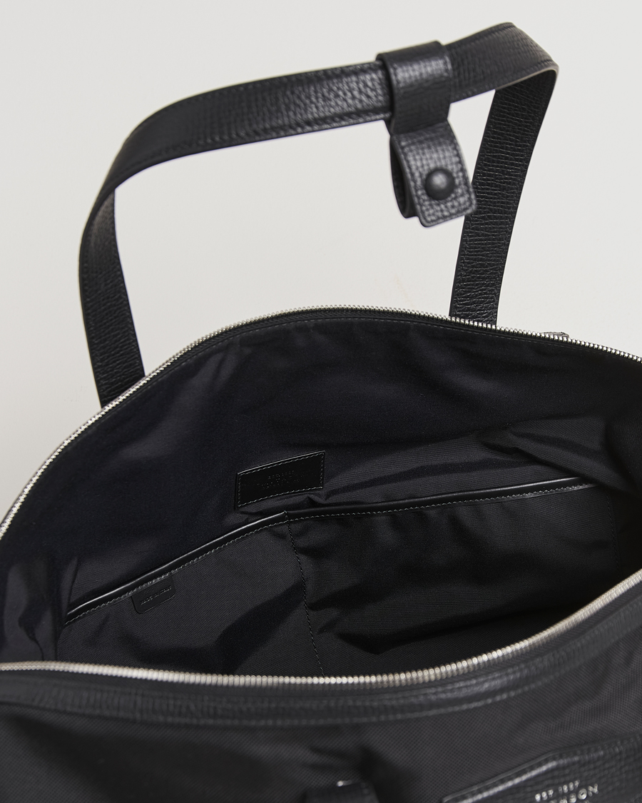 Uomini | Borse | Smythson | Canvas Norton Small Travel Bag Black