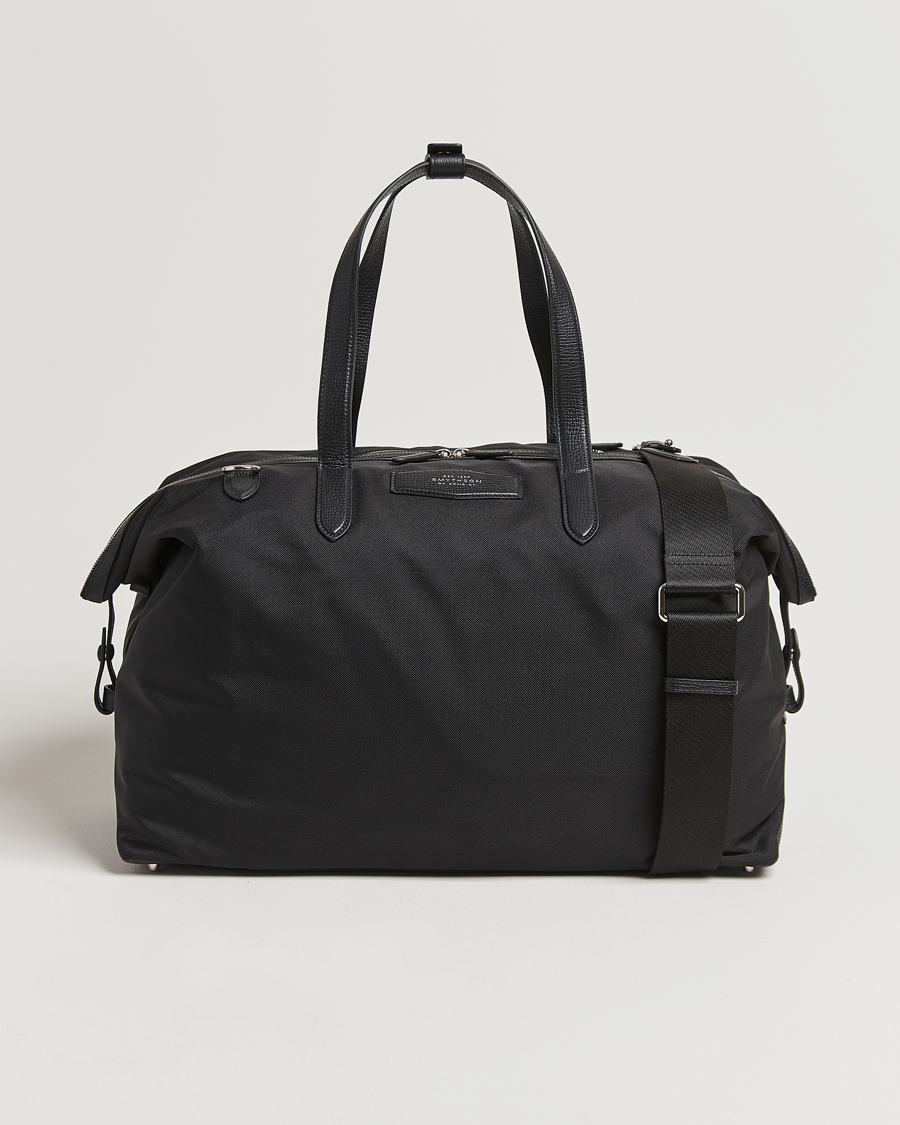 Uomini | Borse | Smythson | Canvas Norton Travel Bag Black