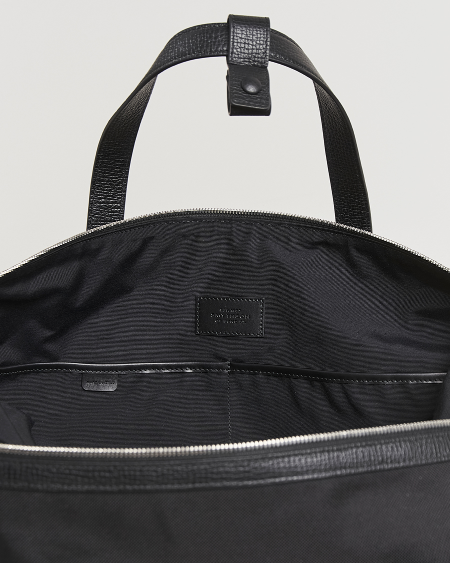Uomini | Borse | Smythson | Canvas Norton Travel Bag Black