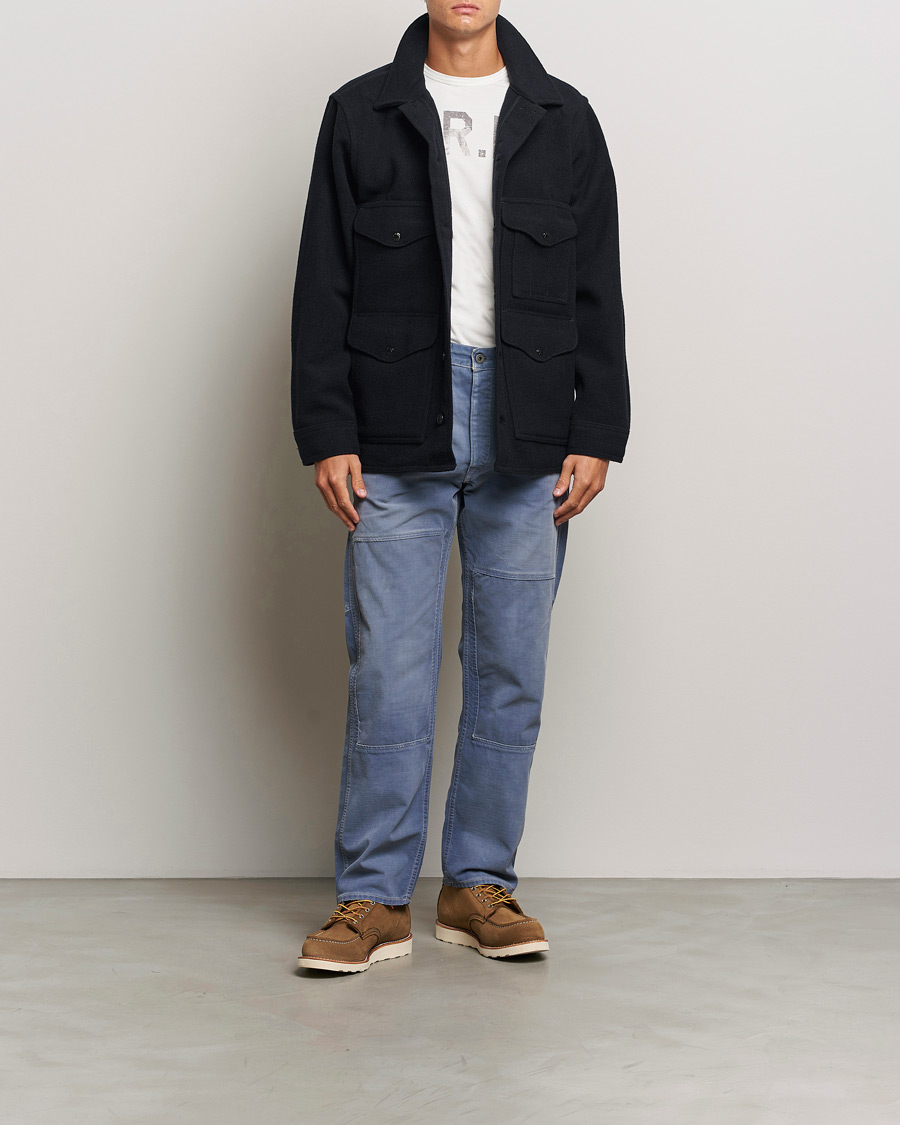 Uomini | Giacche | Filson | Mackinaw Wool Cruiser Dark Navy