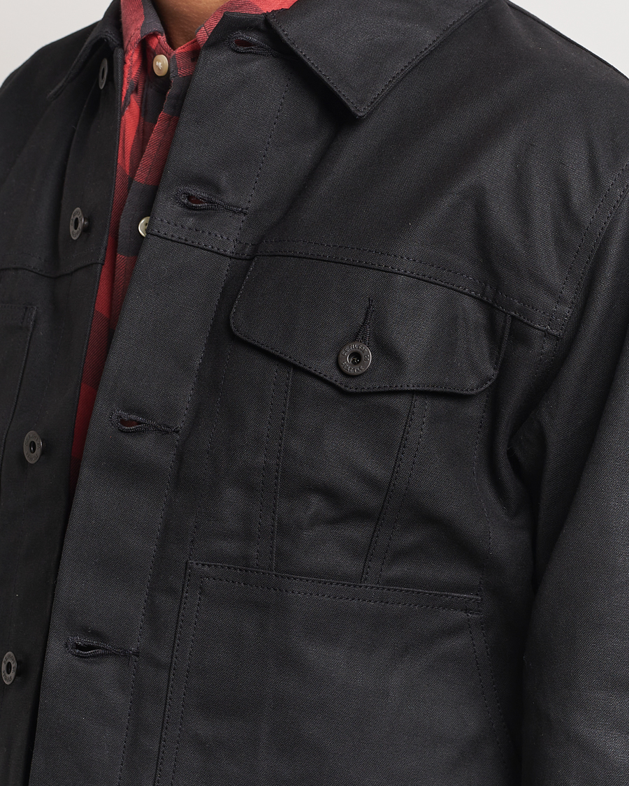 Uomini | Giacche | Filson | Short Lined Tin Cloth Cruiser Black