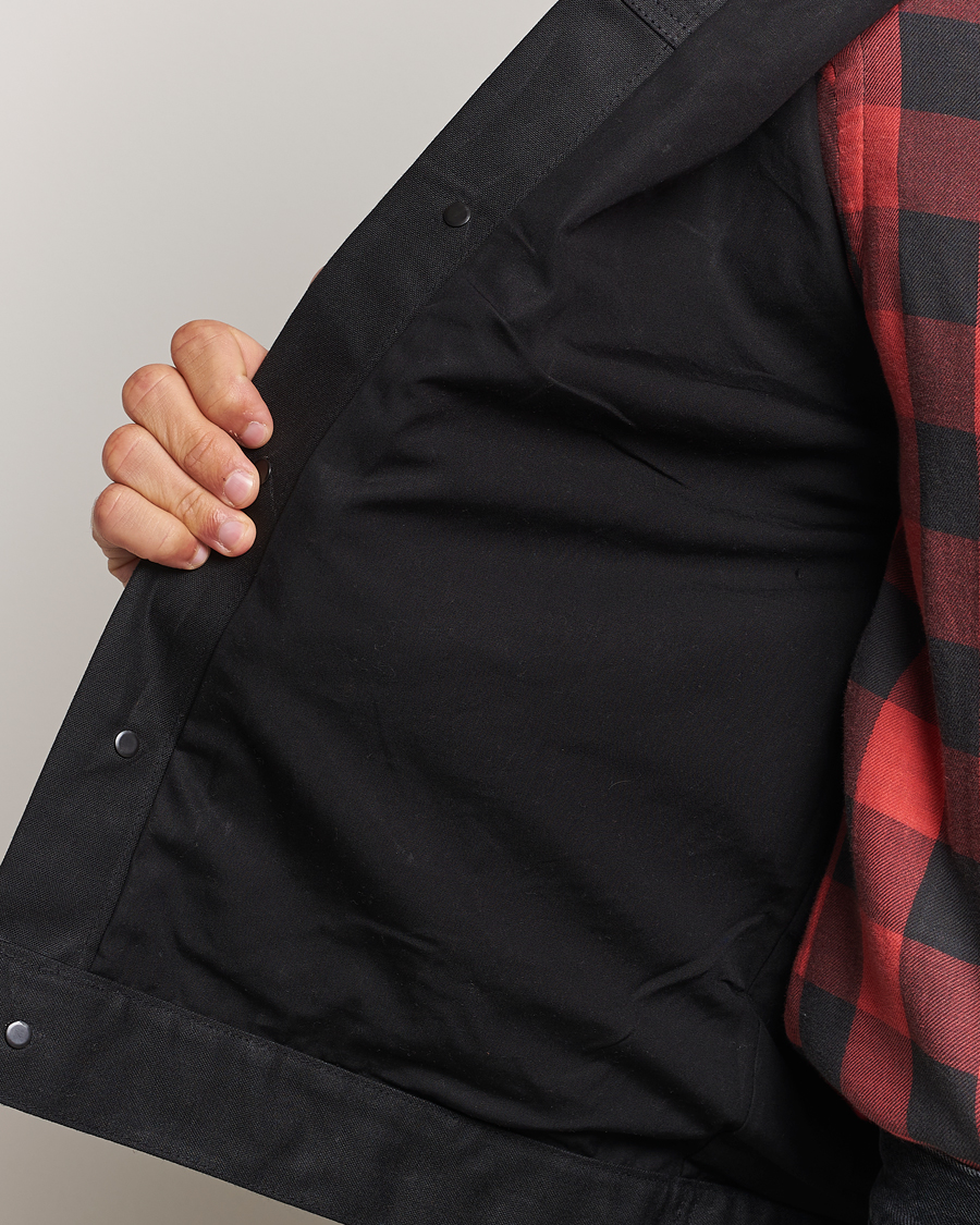 Uomini | Giacche | Filson | Short Lined Tin Cloth Cruiser Black