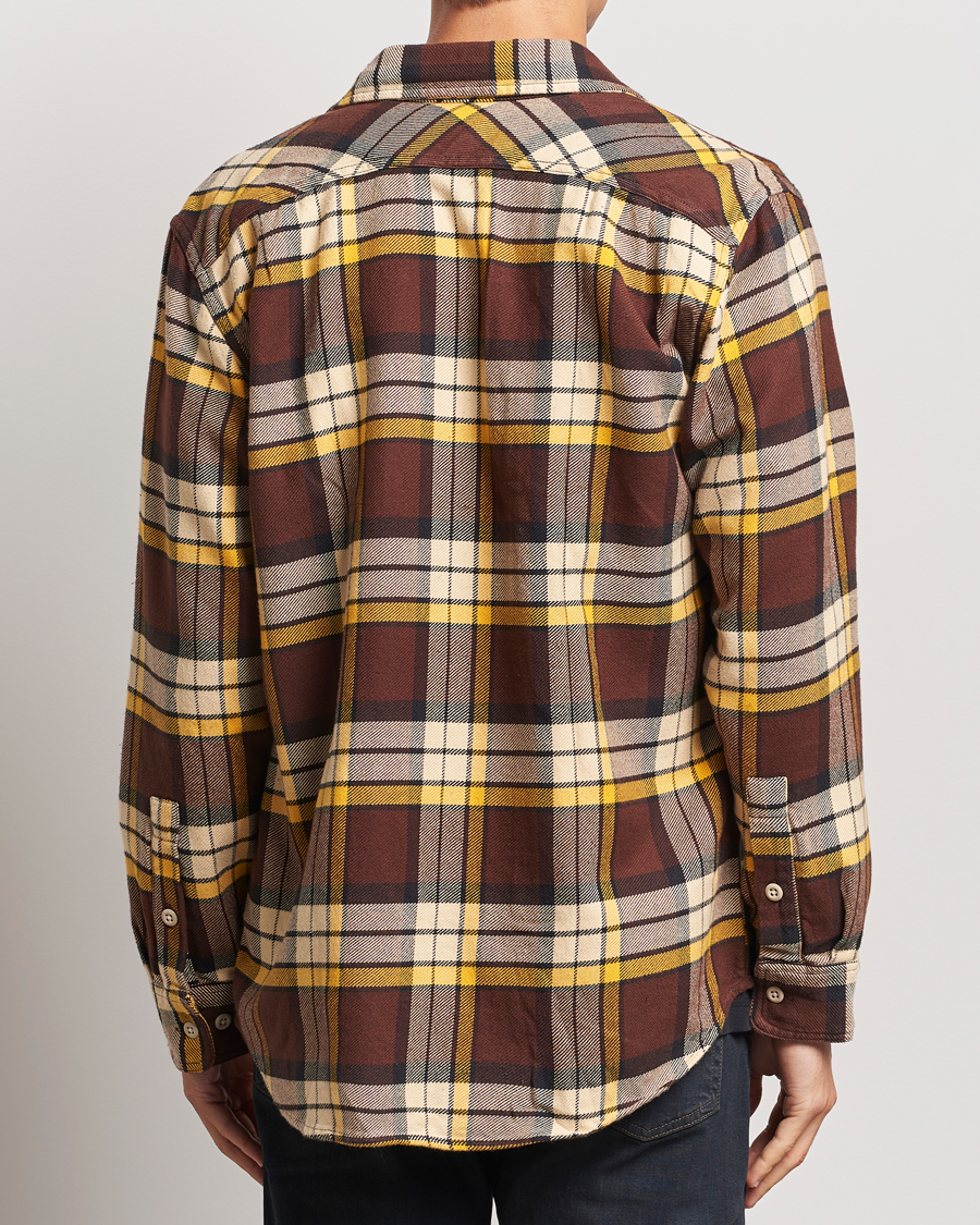 Uomini | Camicie | Filson | Vintage Flannel Work Shirt Brown/Yellow