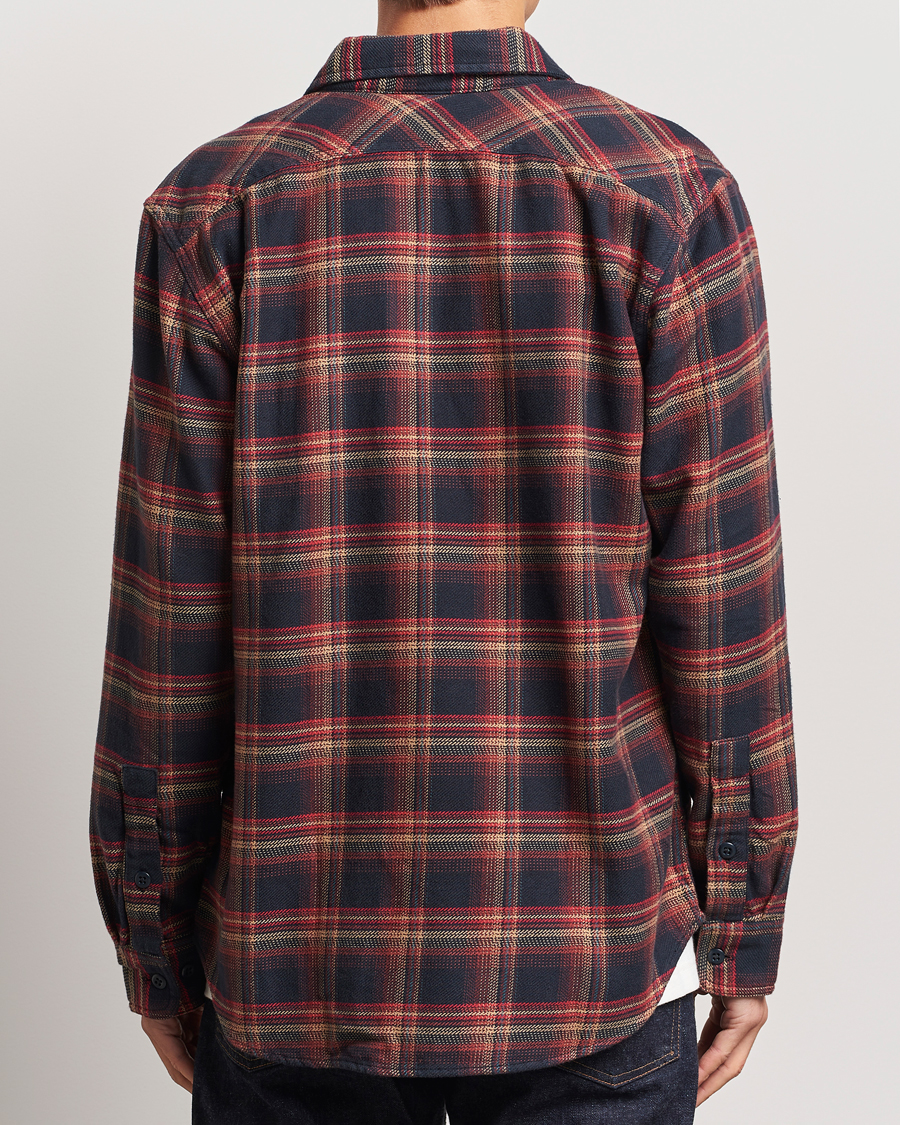 Uomini | Camicie | Filson | Vintage Flannel Work Shirt Black/Rust
