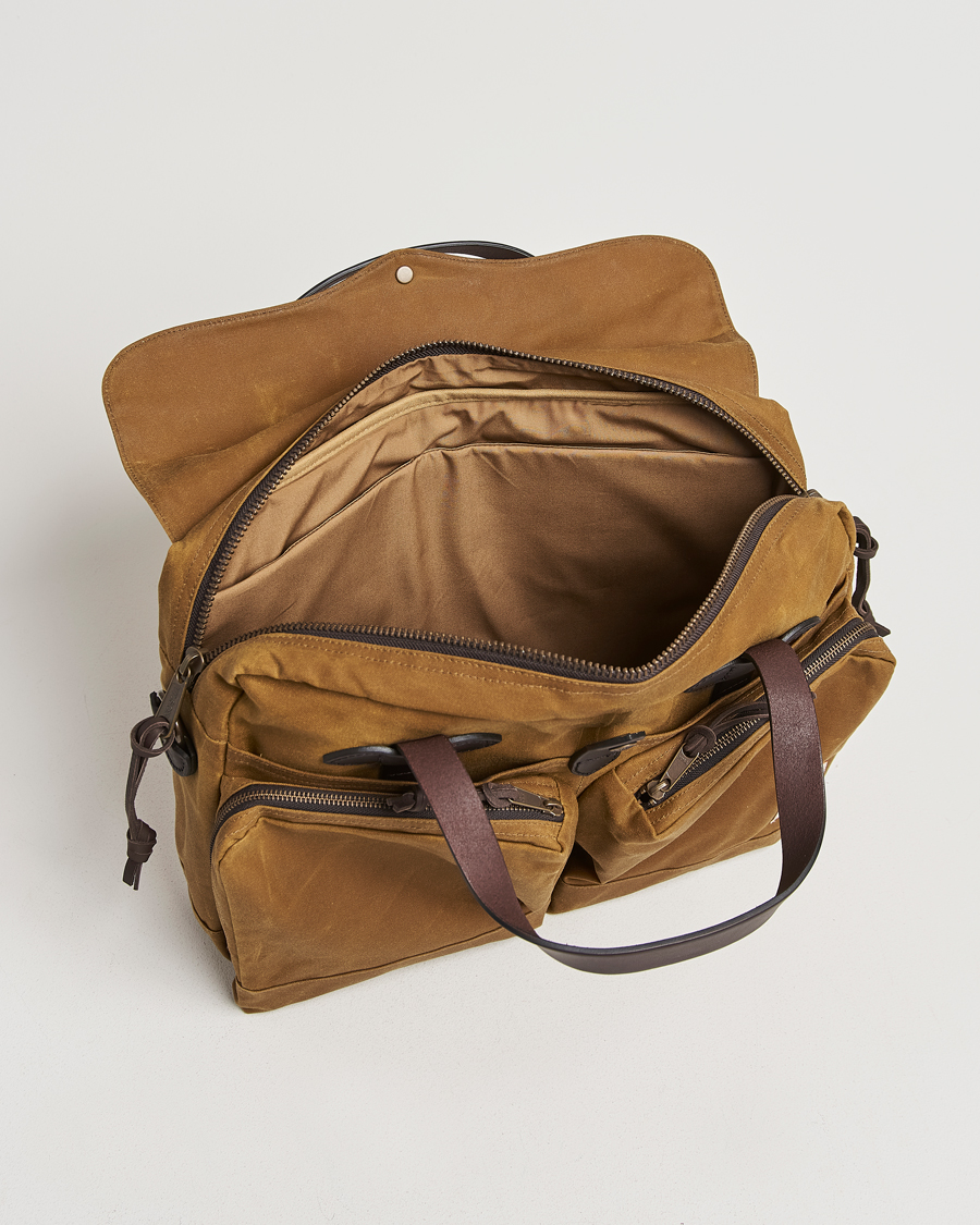 Uomini | Borse | Filson | 24-Hour Tin Briefcase Dark Tan