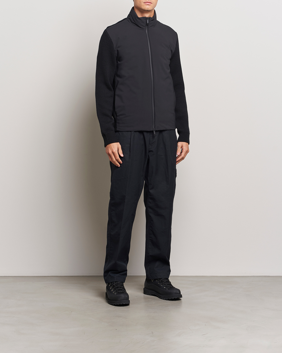Uomini | Giacche | Moncler | Hybrid Zip Cardigan Black
