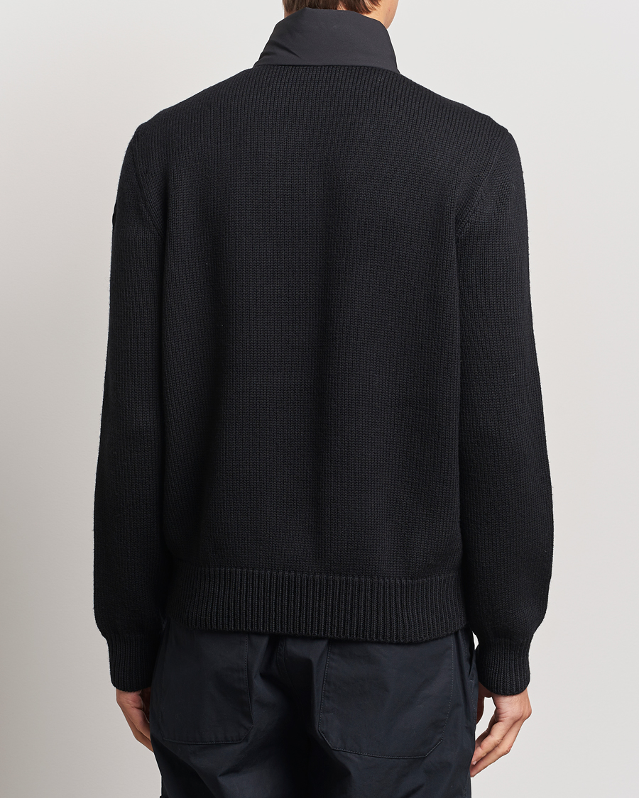 Uomini | Giacche | Moncler | Hybrid Zip Cardigan Black
