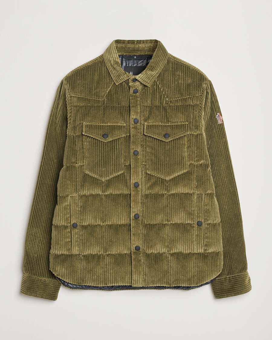Uomini | Giacche | Moncler Grenoble | Gelt Corduroy Shirt Jacket Olive