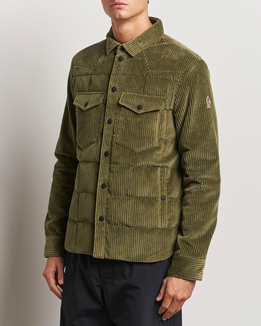 Uomini | Giacche | Moncler Grenoble | Gelt Corduroy Shirt Jacket Olive