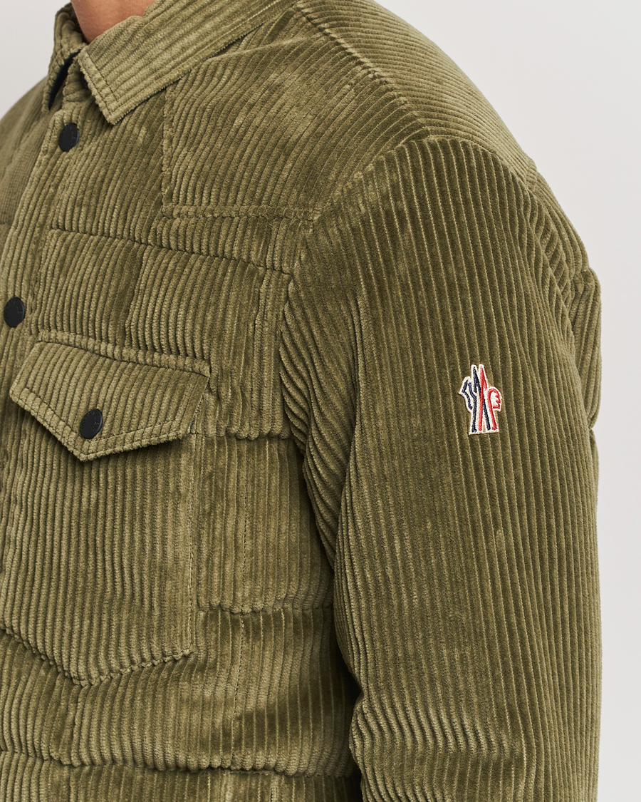 Uomini | Giacche | Moncler Grenoble | Gelt Corduroy Shirt Jacket Olive