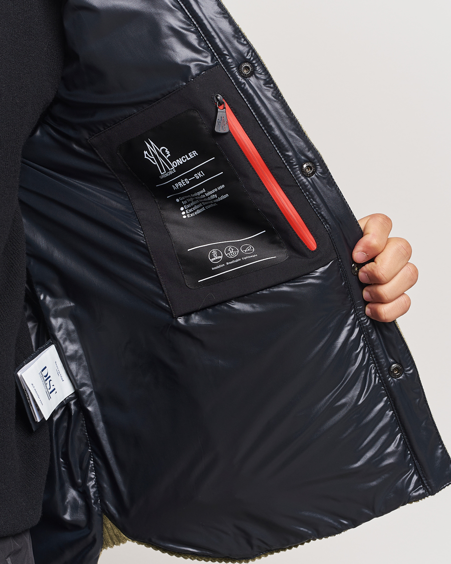 Uomini | Giacche | Moncler Grenoble | Gelt Corduroy Shirt Jacket Olive