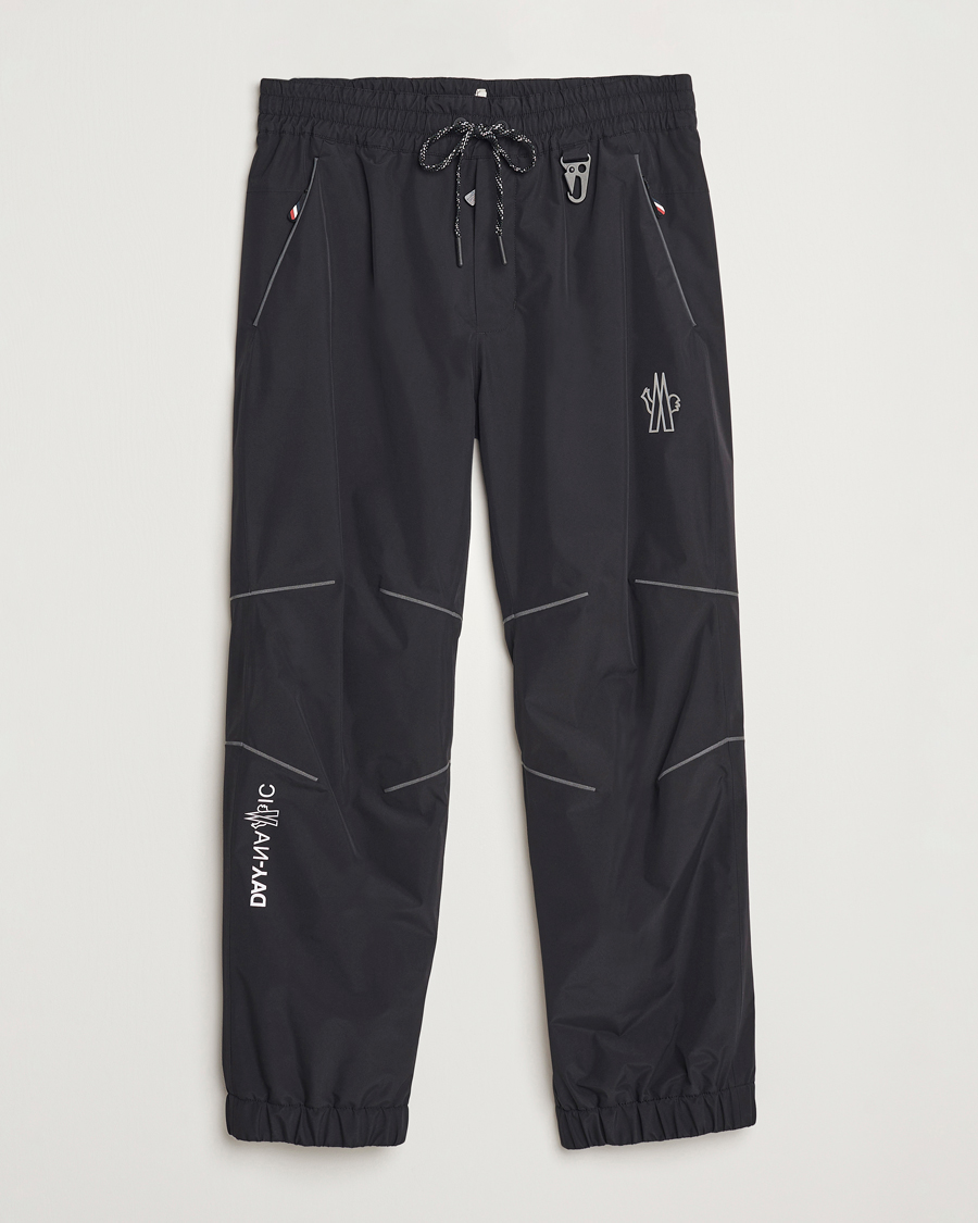 Uomini | Pantaloni | Moncler Grenoble | Nylon Drawstring Trousers Black