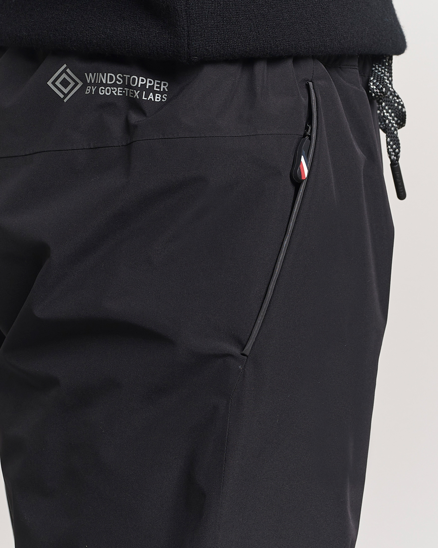 Uomini | Pantaloni | Moncler Grenoble | Nylon Drawstring Trousers Black