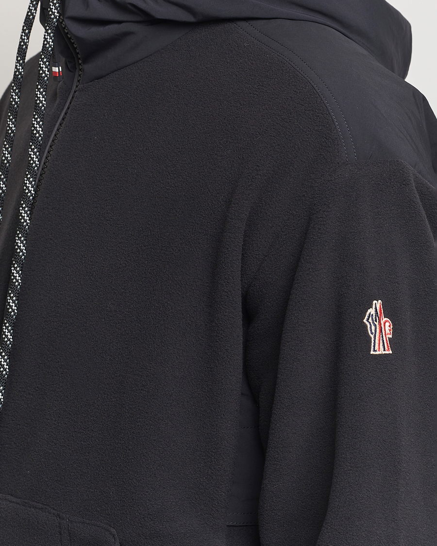 Uomini | Maglieria | Moncler Grenoble | Fleece Full Zip Cardigan Black