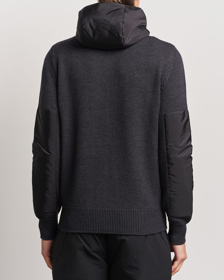 Uomini | Maglieria | Moncler Grenoble | Knitted Full Zip Cardigan Charcoal