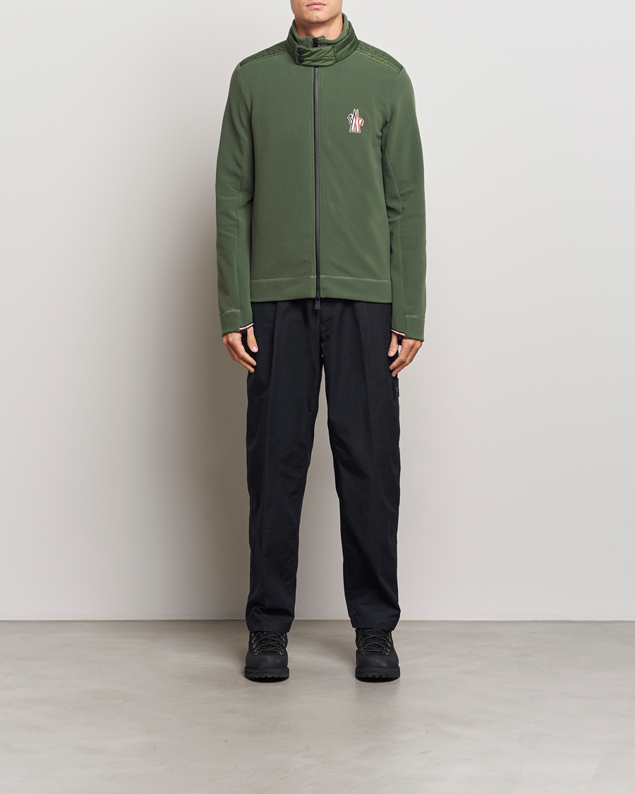 Uomini | Maglieria | Moncler Grenoble | Fleece Full Zip Dark Olive