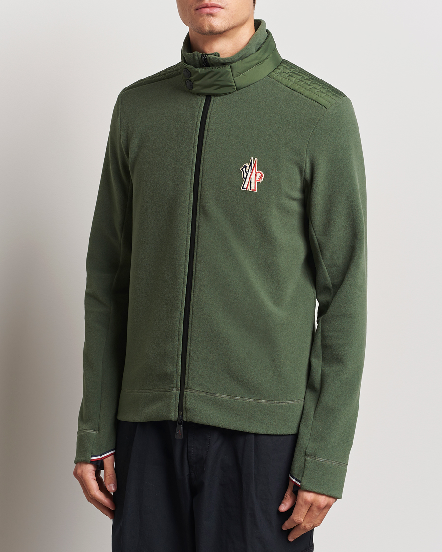 Uomini | Maglieria | Moncler Grenoble | Fleece Full Zip Dark Olive