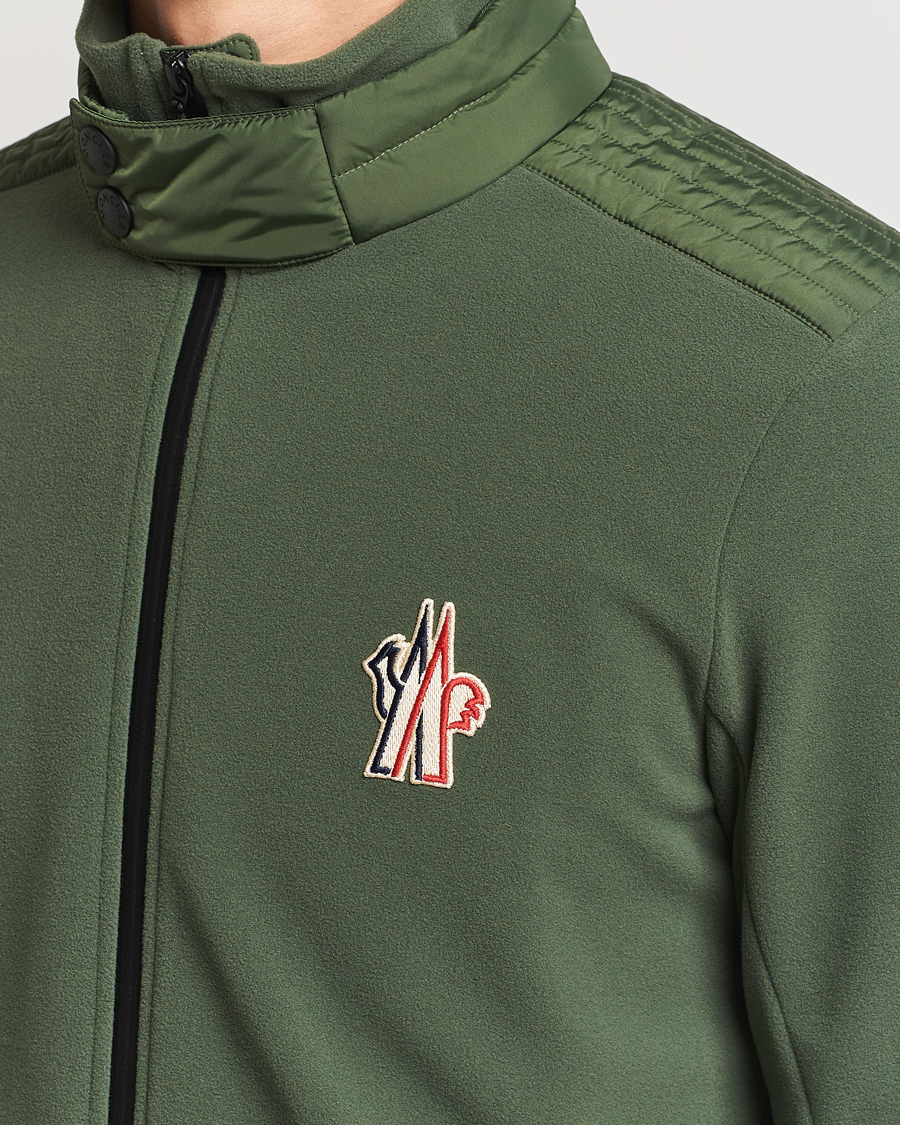 Uomini | Maglieria | Moncler Grenoble | Fleece Full Zip Dark Olive