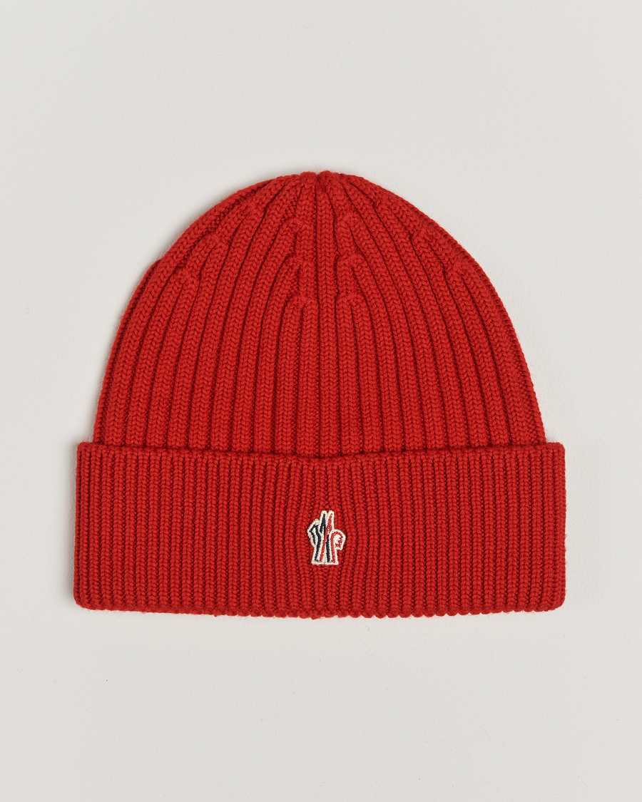 Uomini | Moncler Grenoble Beretto Beanie Red | Moncler Grenoble | Beretto Beanie Red
