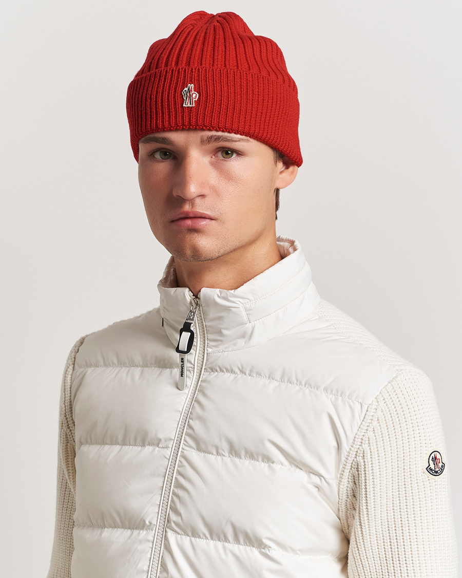 Uomini | Moncler Grenoble Beretto Beanie Red | Moncler Grenoble | Beretto Beanie Red