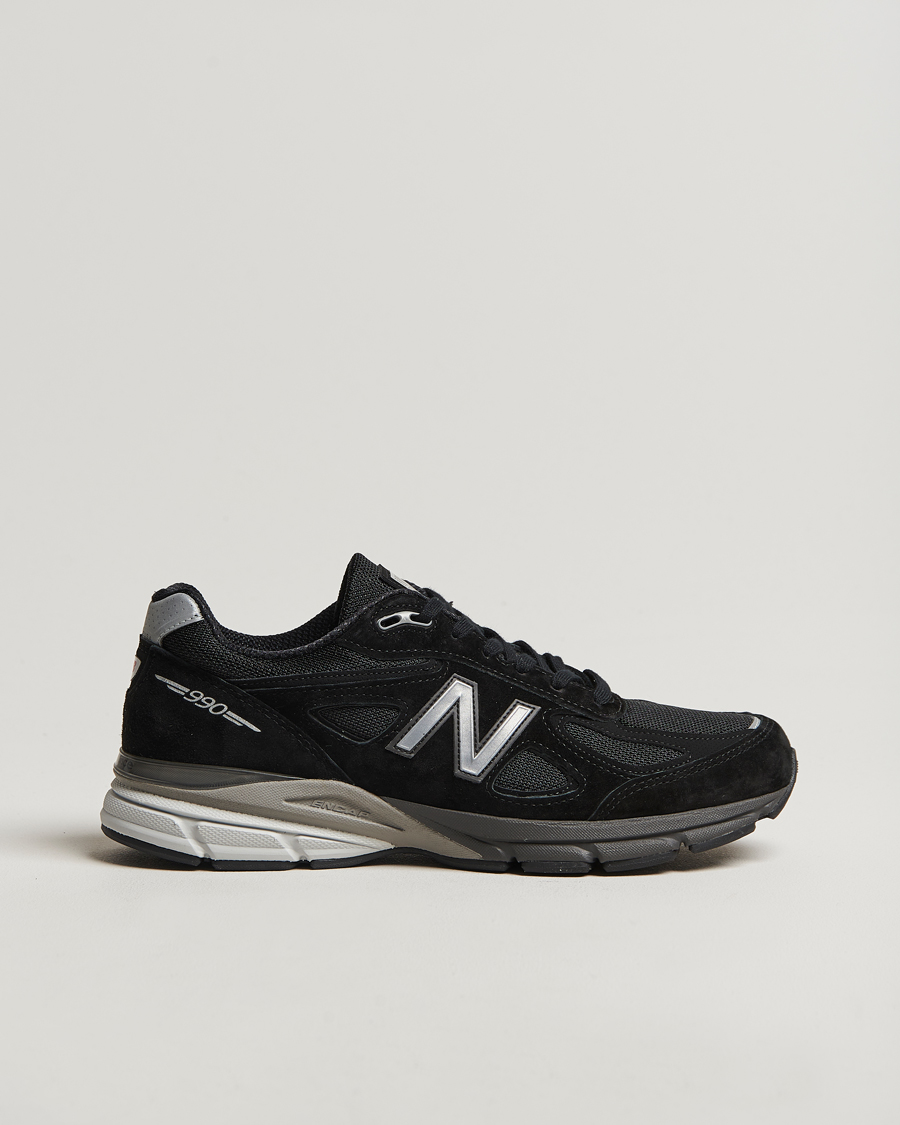Uomini | Sneakers | New Balance Made In US & UK | New Balance Made in USA 990v4 Sneakers Black