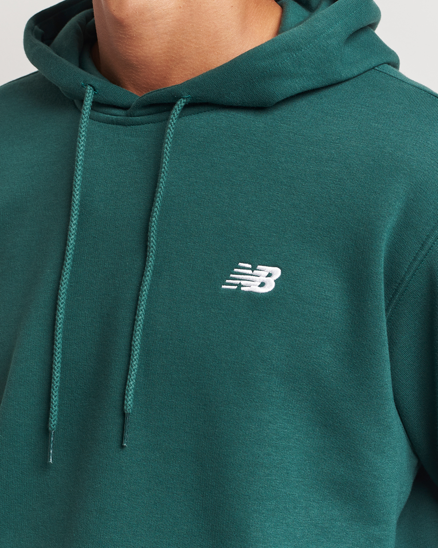 Uomini | Maglieria | New Balance | Essentials Fleece Hoodie Nightwatch Green
