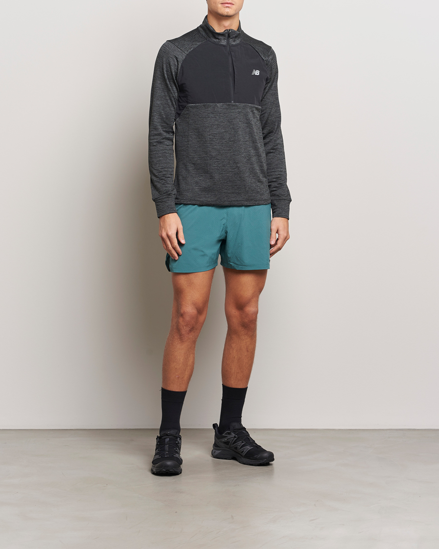Uomini | Pantaloncini | New Balance Running | Athletics 5 Run Shorts New Spruce